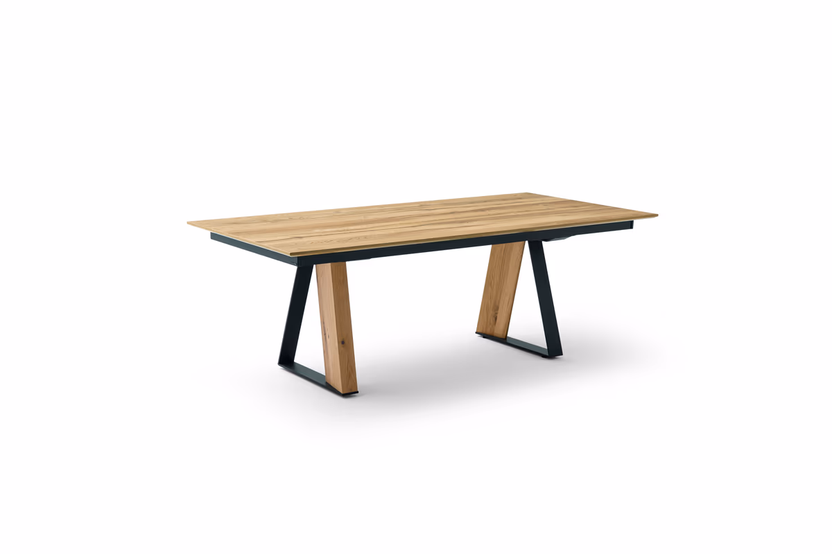 Esstisch - ausziehbar, LB ca. 220x100 cm, Eiche Furnier