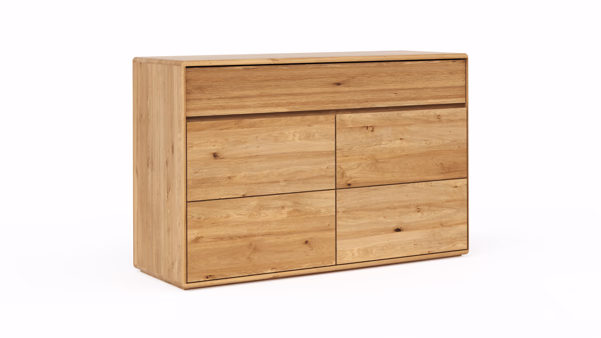 Sideboard Hillsboro - Wildeiche natur, geölt