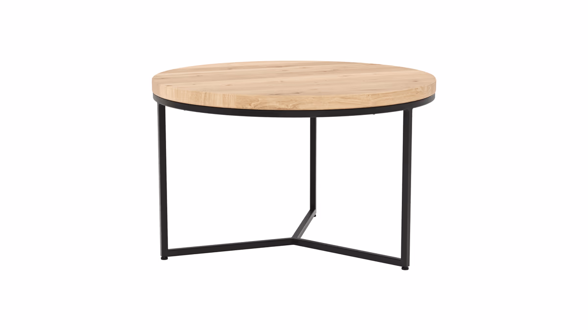 Couchtisch Farmingdale - LBH ca. 85x85x52 cm, Eiche massiv, legno