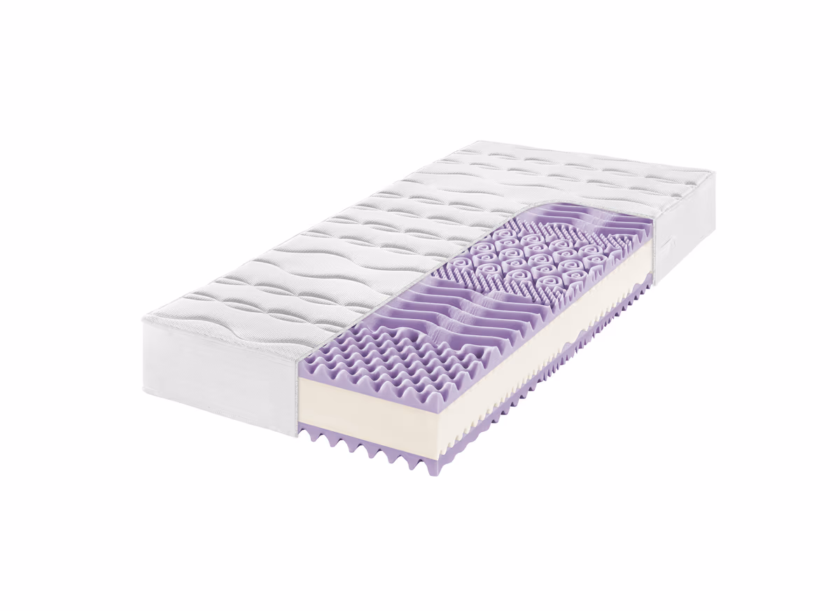 Schaumkern-Matratze EM Therm - Liegefläche ca. 90x200 cm