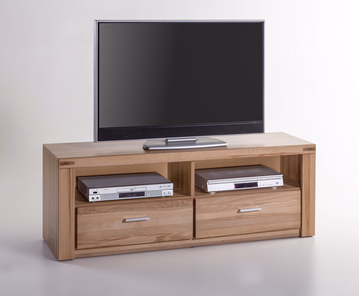 TV-Lowboard - Kernbuche teilmassiv, geölt