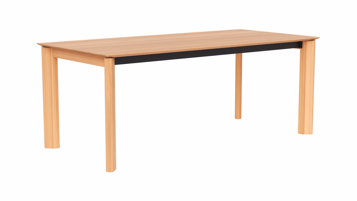 Esstisch Hillsboro - ausziehbar, LB ca. 200x95 cm, Buche massiv