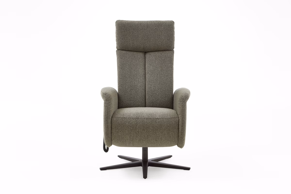 TV-Sessel - Größe M, inkl. Relaxfunktion, Stoff, Grün