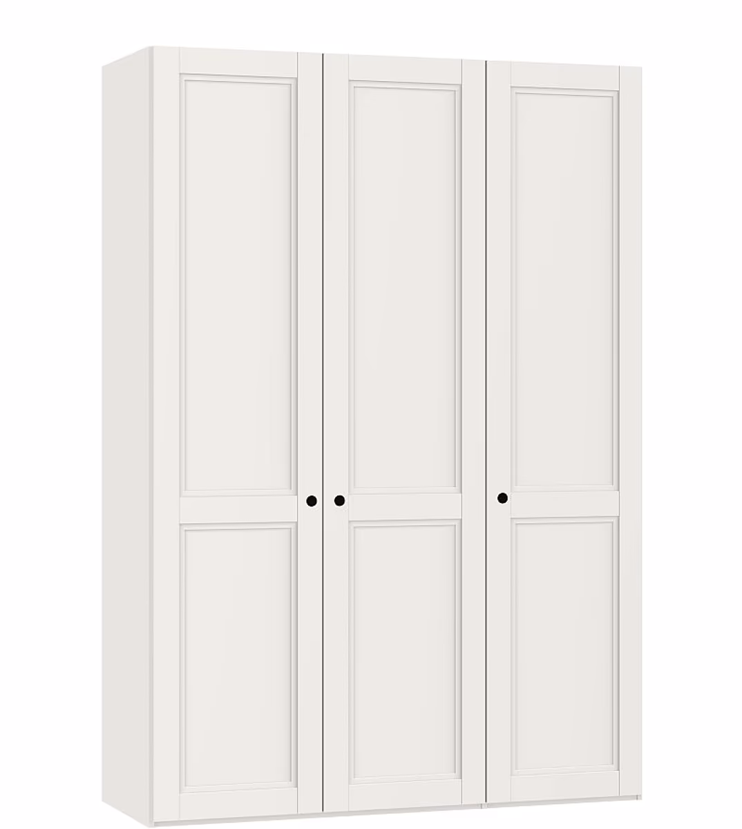 Drehtürenschrank JOIN IT- B ca. 152 cm., Cremeweiss, Weiss