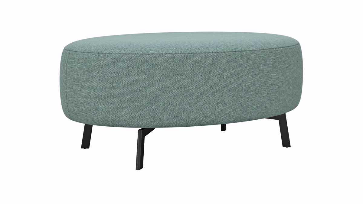 Hocker Morela - Stoff, Petrol