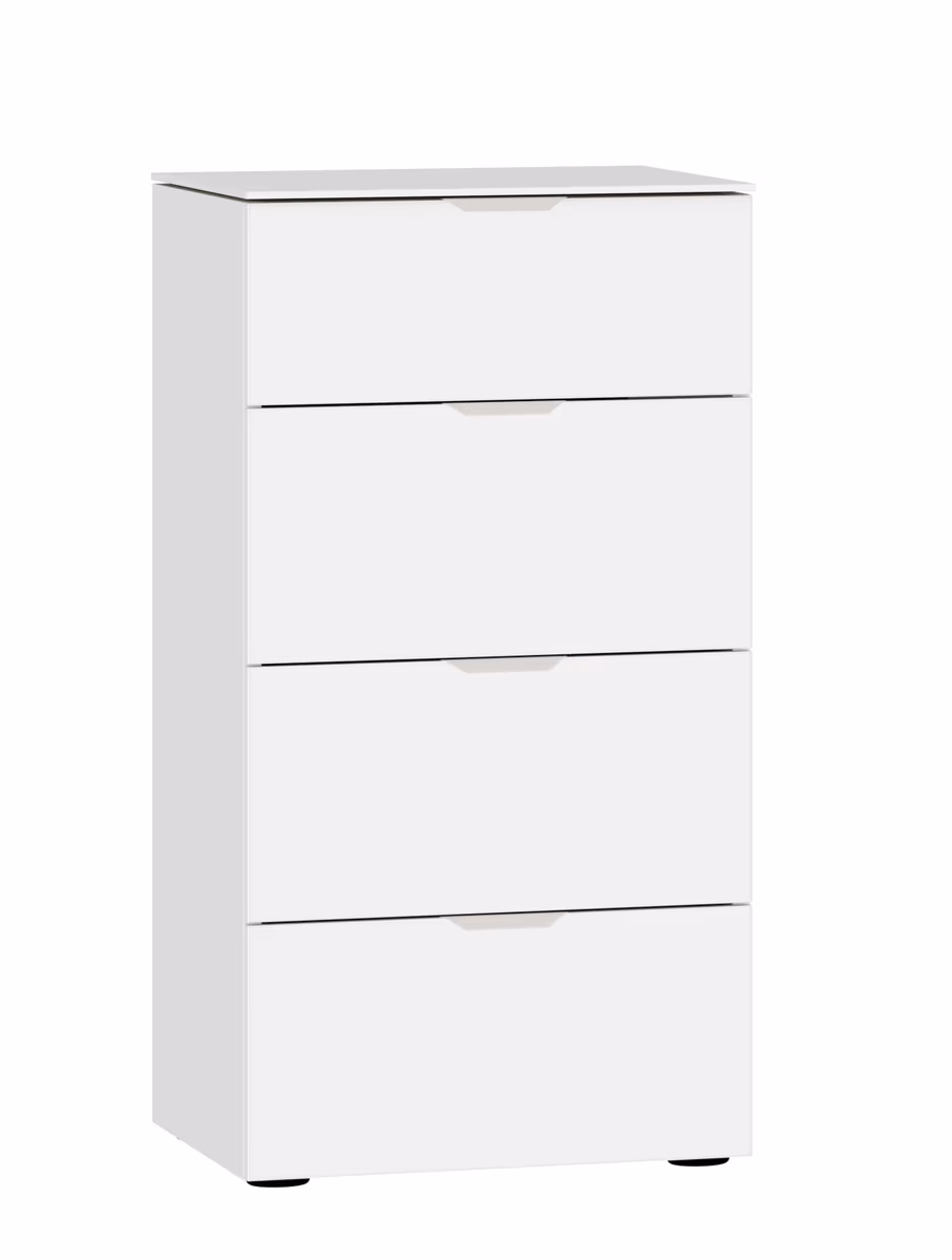Kommode JOIN IT- Glas, Weiß, Matt, Weiß