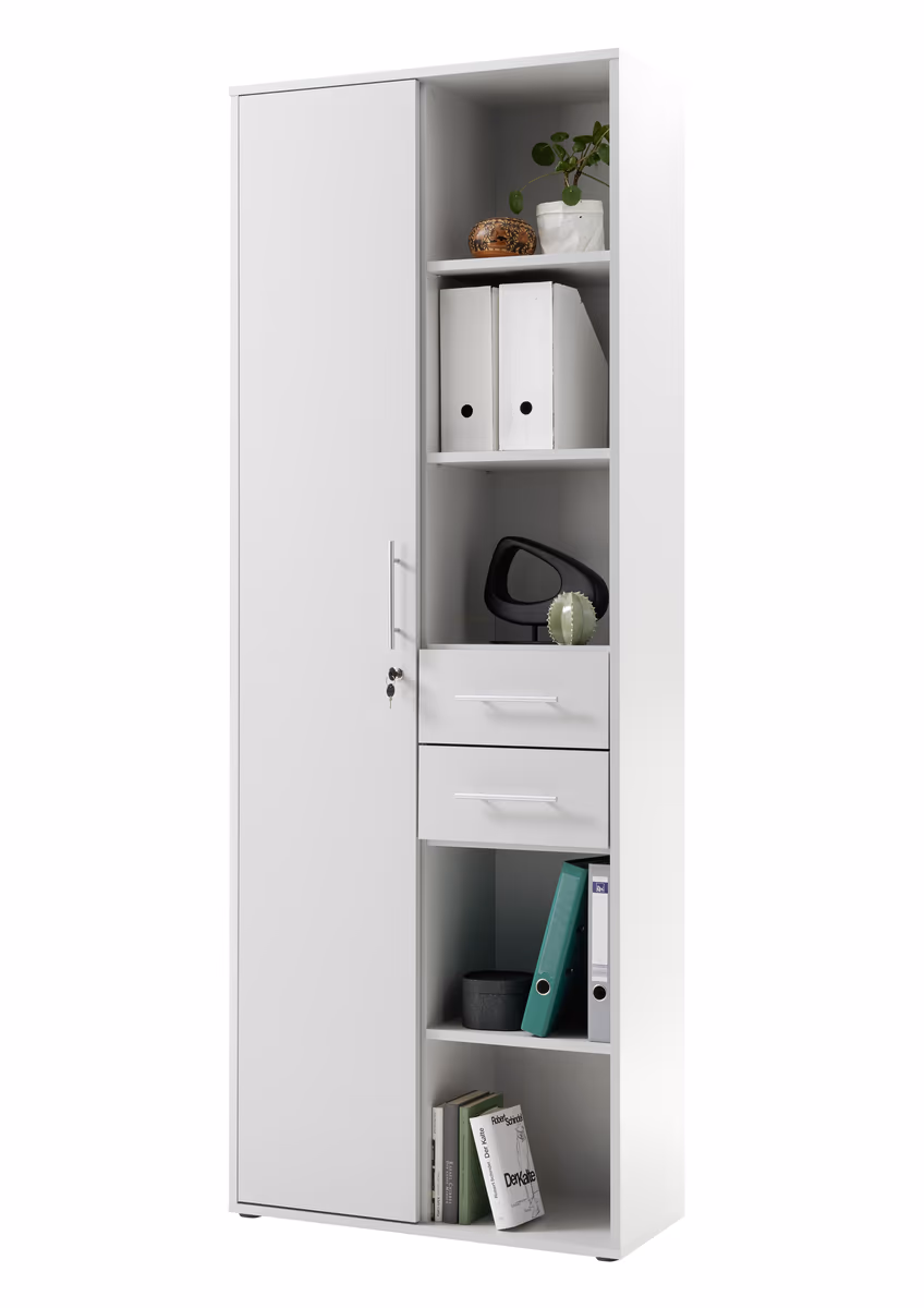 Schrank- B ca. 80 cm, Hellgrau