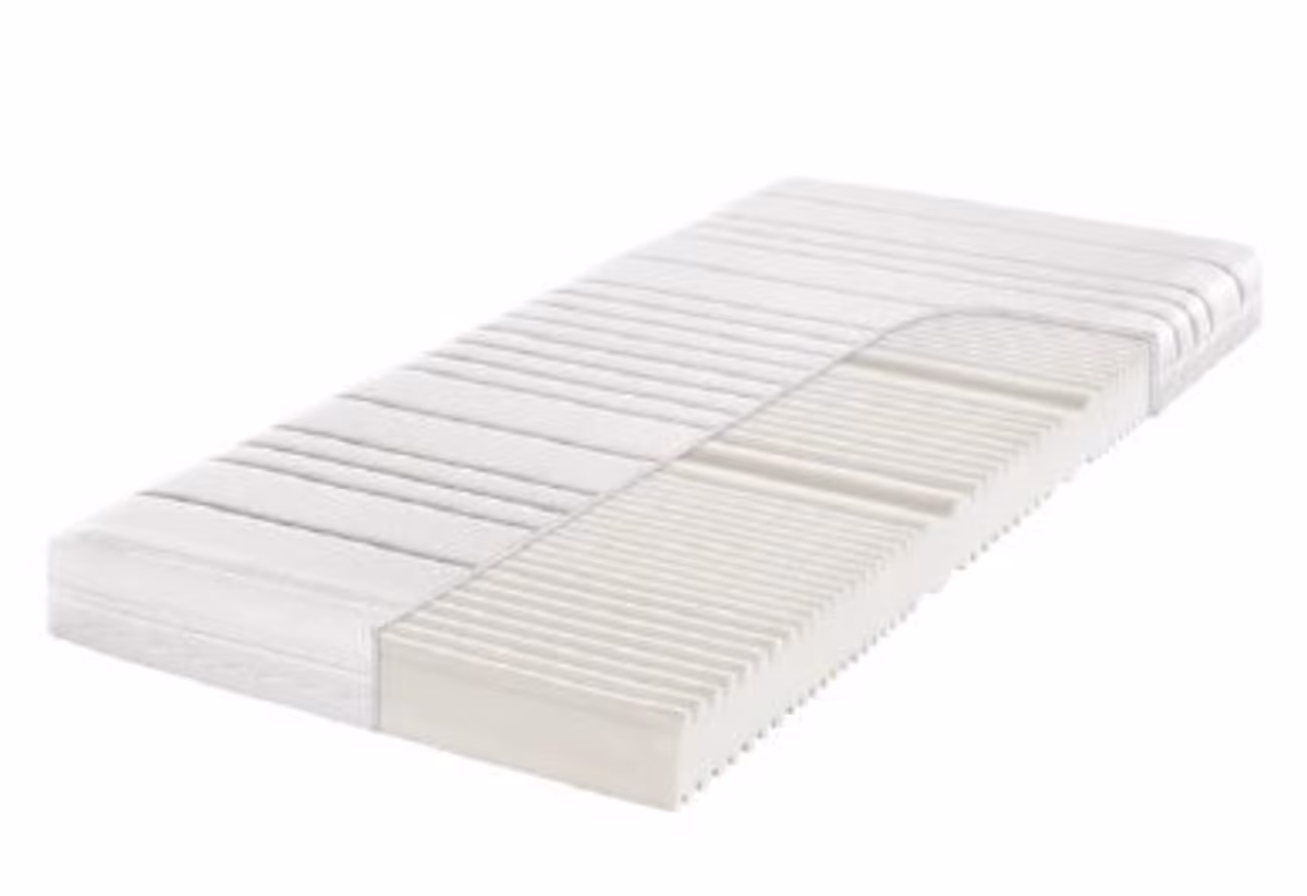 7-Zonen-Komfortschaumkern-Matratze- Liegefläche ca. 90x200 cm, Mittel