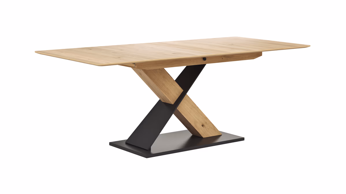 Esstisch Dinner - verlängerbar, LB ca. 180x90cm, Eiche furnier