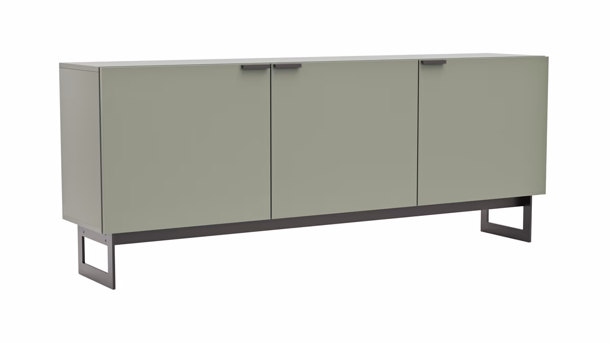 Sideboard 4450 - Lack, Olivgrün