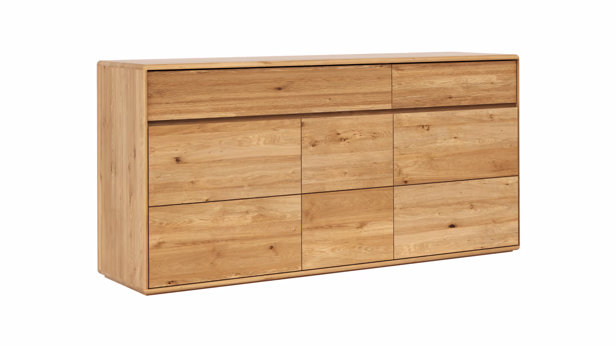 Sideboard Hillsboro - Wildeiche natur, geölt