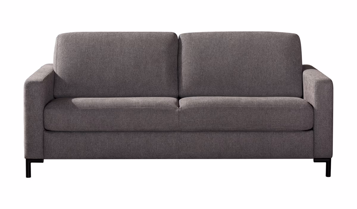 Doppelliege - Schlaffunktion, Stoff, Grau