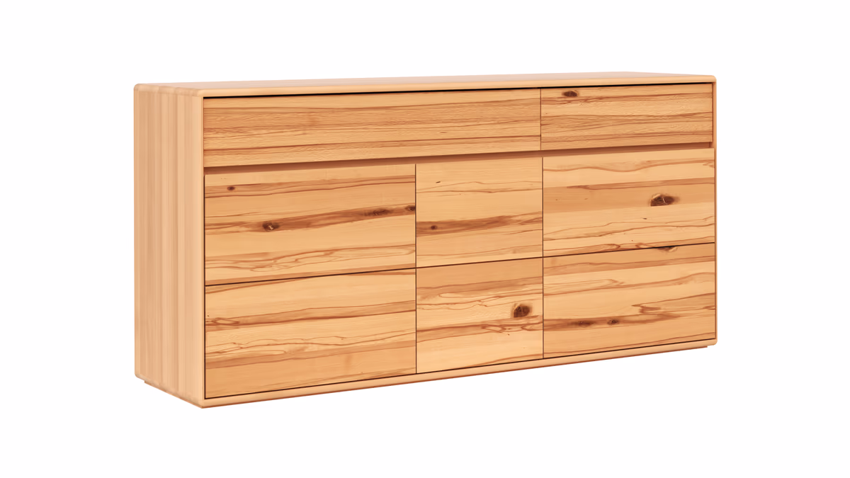 Sideboard Hillsboro - Buche/Kernbuche natur, geölt