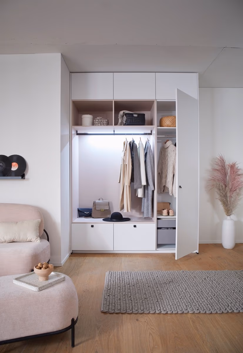 Garderobe 50.100 CO 9 522, Kristallweiß