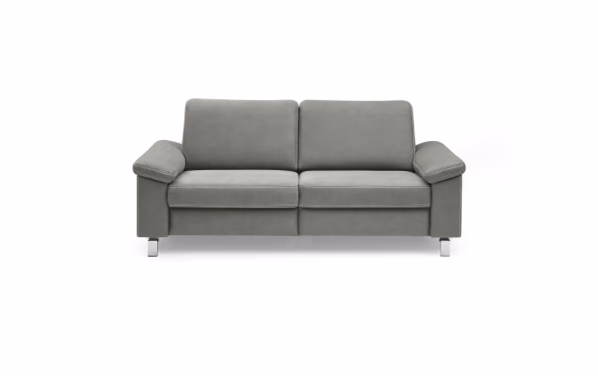 Sofa CALM PLUS - 3-Sitzer, Microfaser, Steingrau