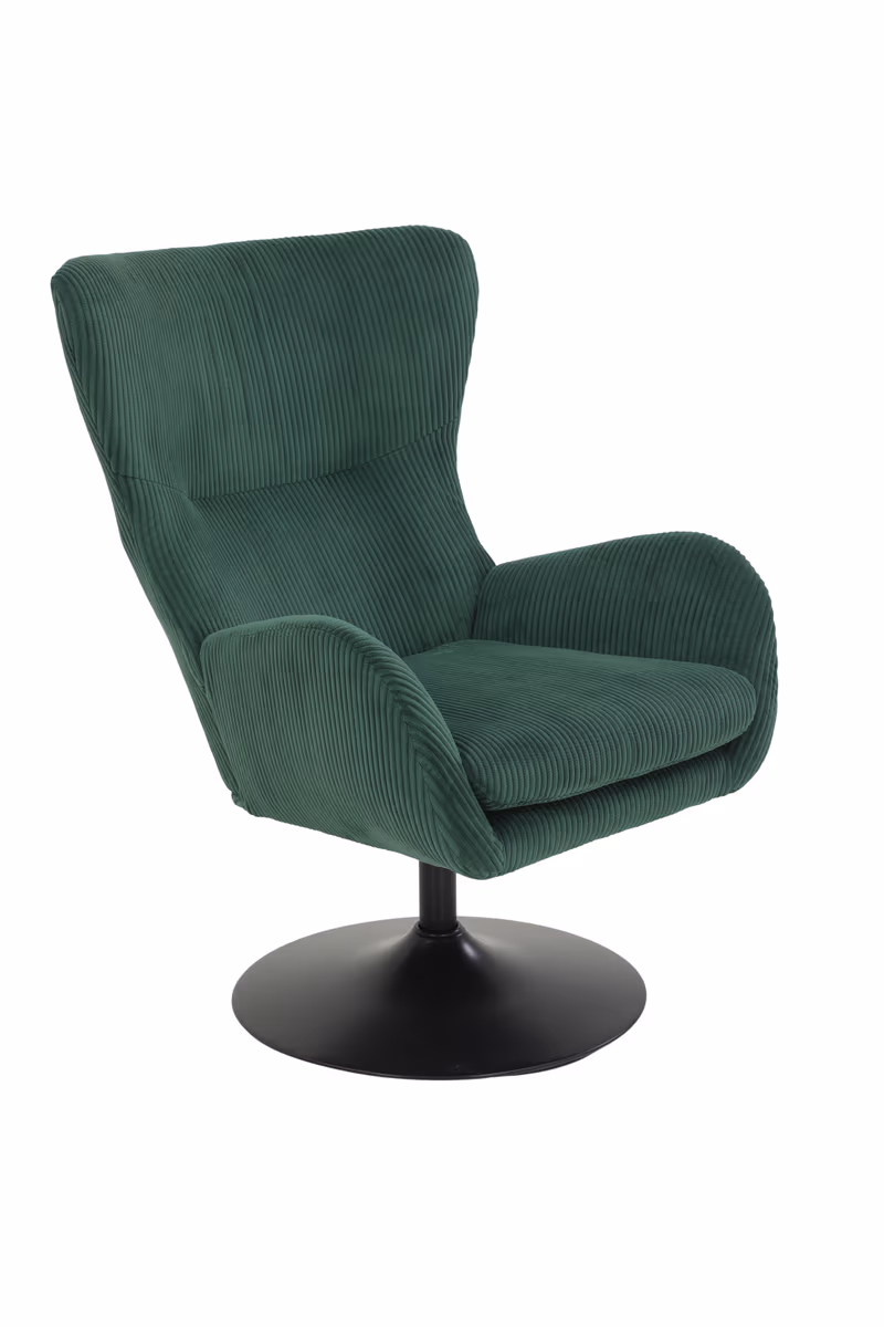 Sessel - drehbar, Stoff, Grün