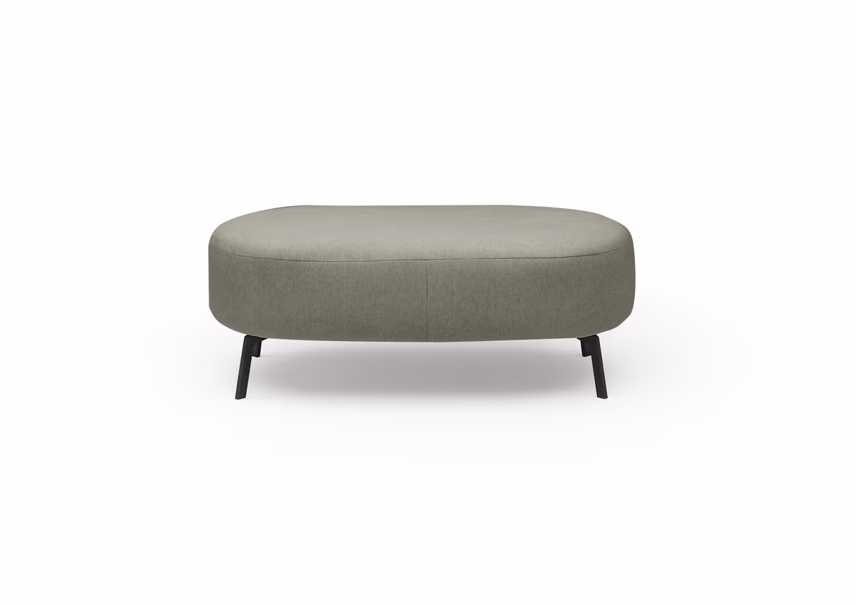 Hocker CARLLOTA - LB. ca. 125x73 cm, Stoff, Mint