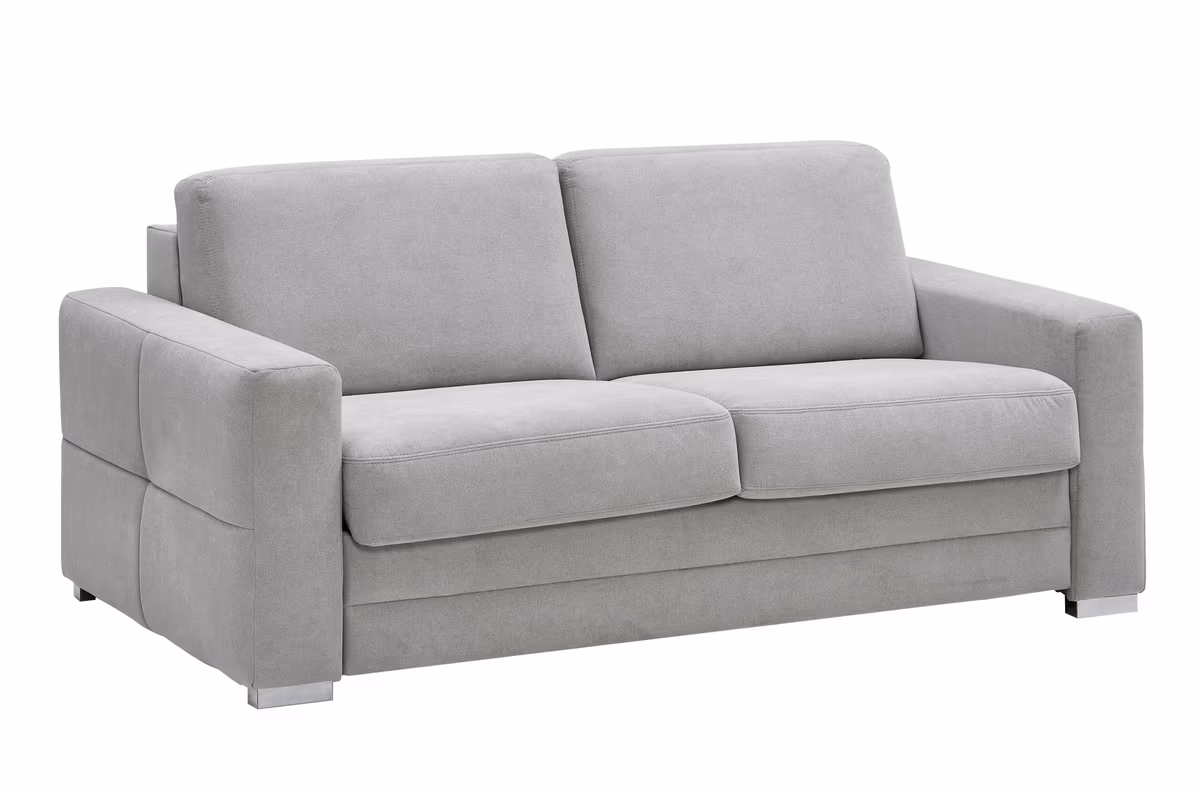 Faltbett EM Davos - mit Schlaffunktion, Stoff, Grau