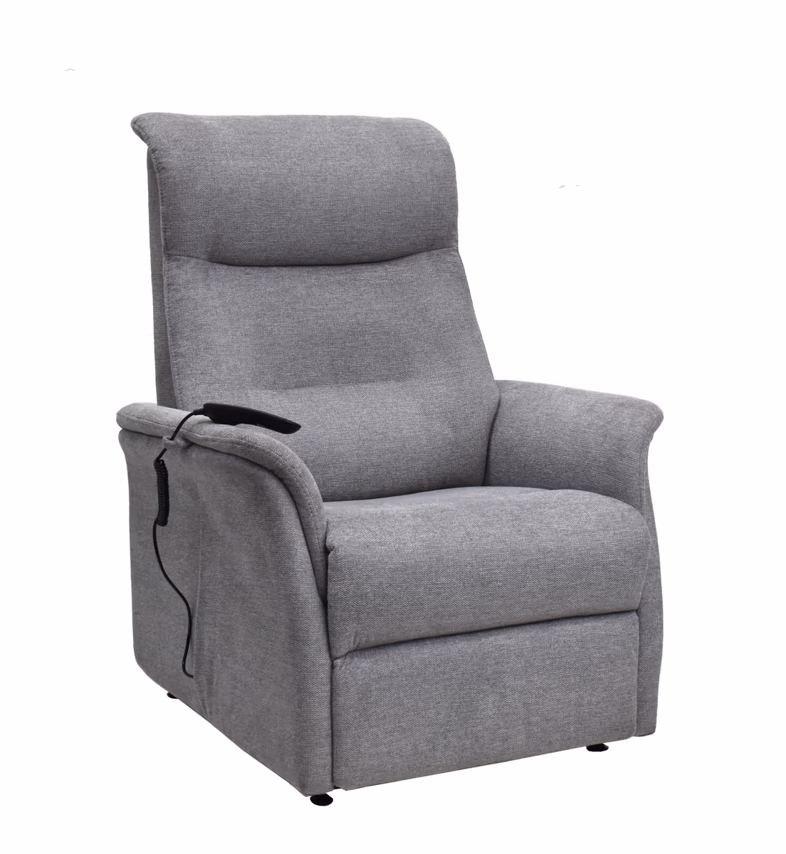 TV-Sessel MARCIO - Aufstehhilfe, Relaxfunktion, Stoff, Hellgrau
