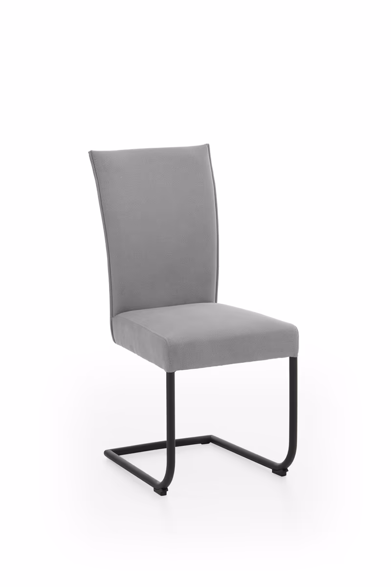 Freischwinger - Stoff, Hellgrau 