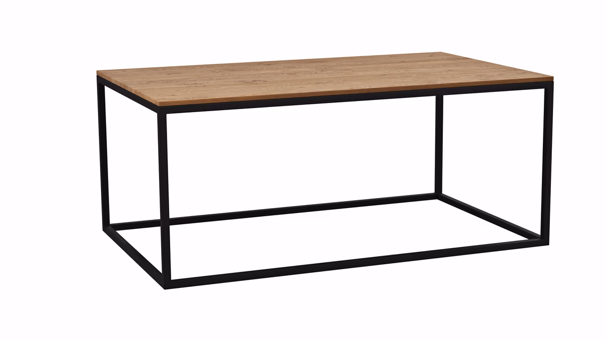 Couchtisch Kai - LBH ca. 100x60x42 cm, Asteiche massiv