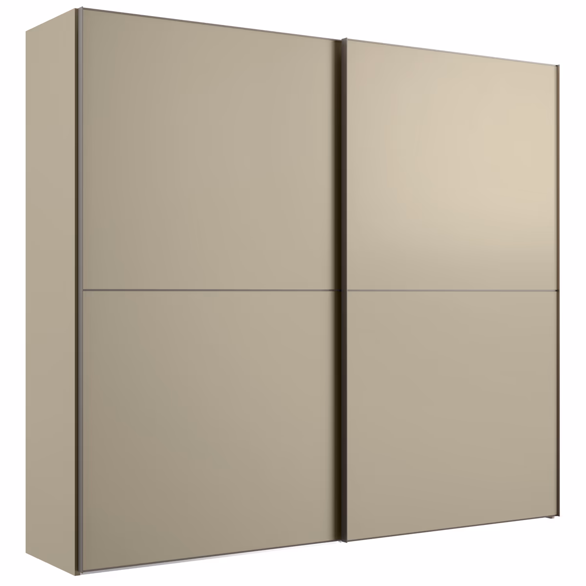 Schwebetürenschrank Solina Dover - B ca. 273 cm, Lack, Cappuccino