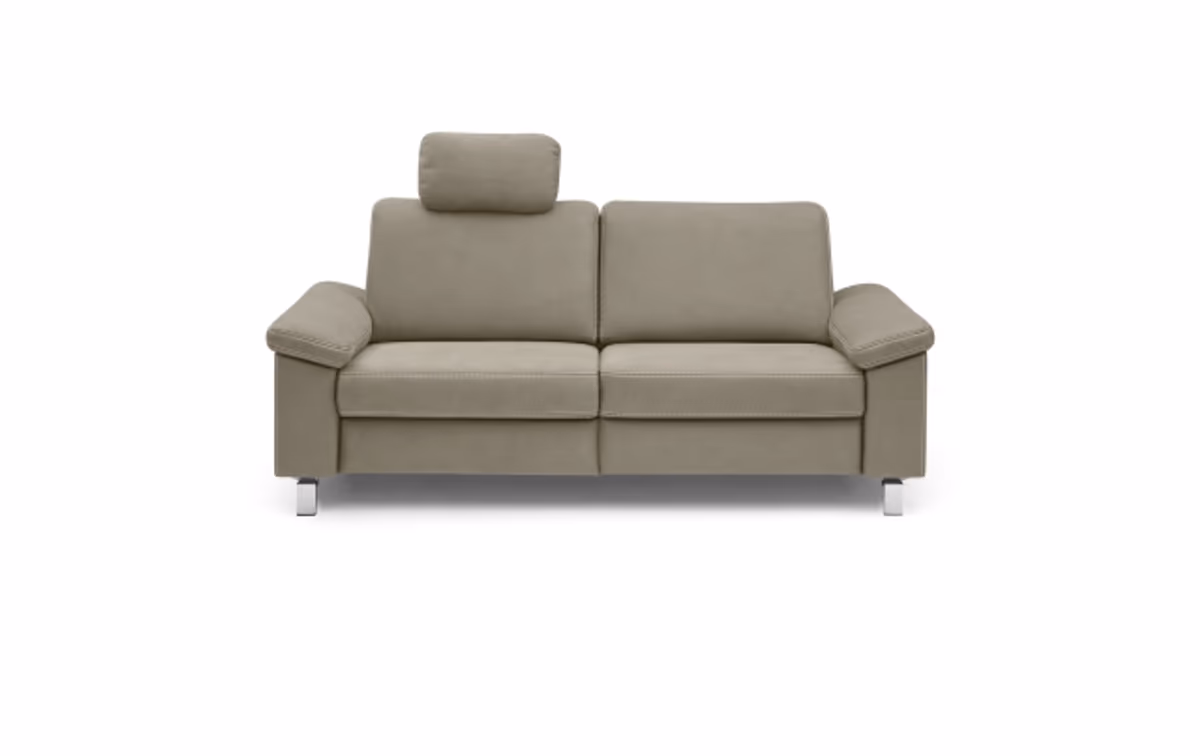 Sofa CALM PLUS - 3-Sitzer, 2x Relaxfunktion, Stoff, Taupe