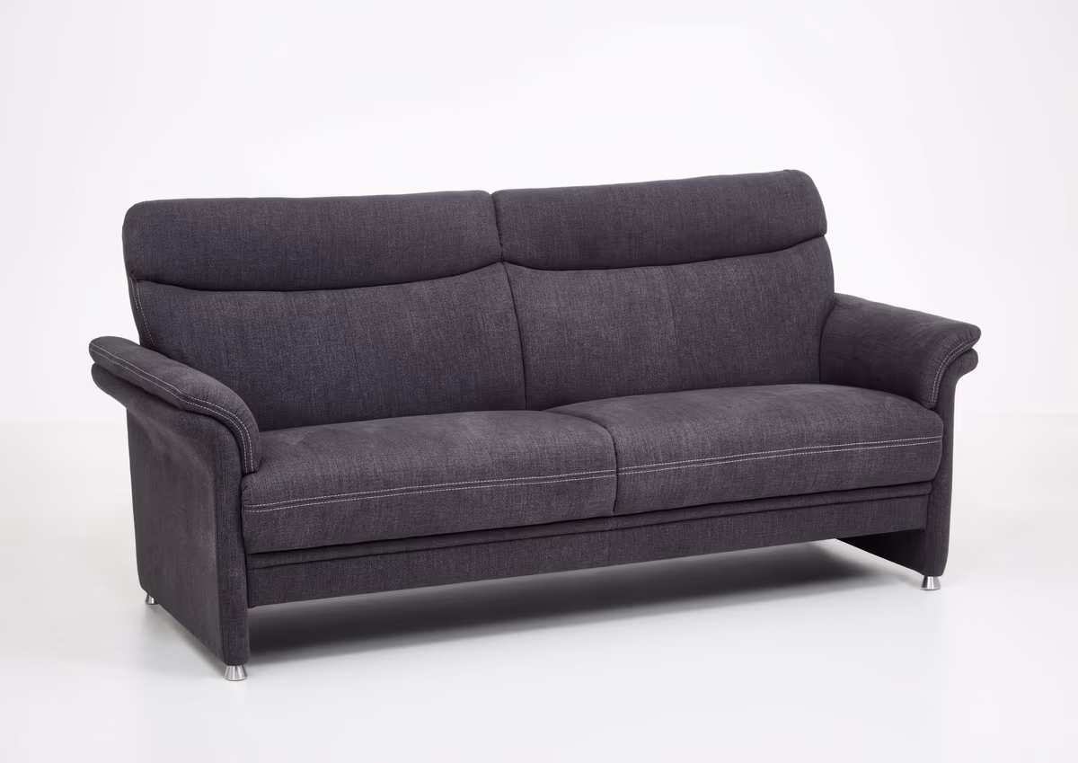 Sofa - 2,5-Sitzer, Stoff, Anthrazit