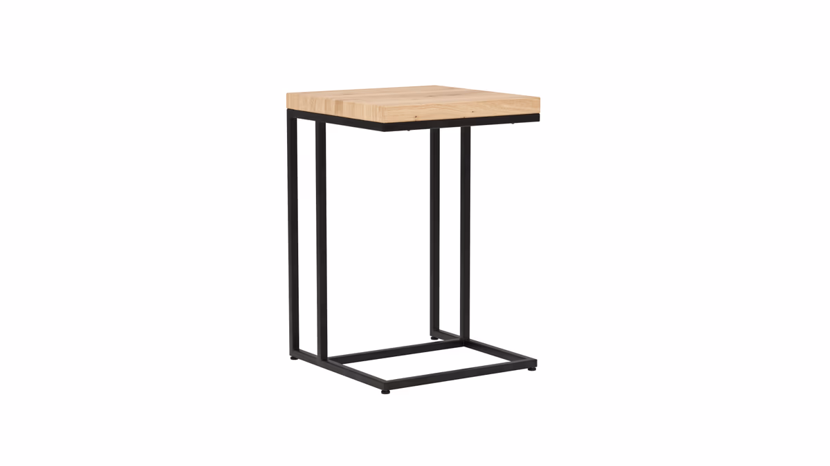 Beistelltisch Farmingdale - LBH ca. 45x45x67 cm, Eiche massiv, legno