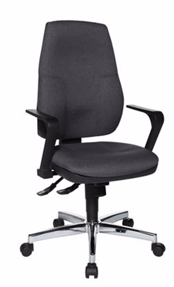 Design-Drehstuhl Ergo Work 270 - Stoff, Anthrazit