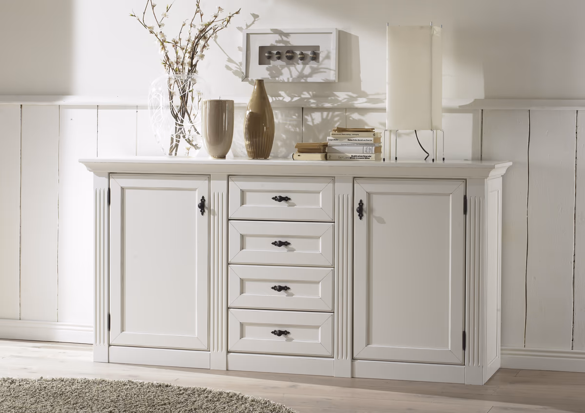 Sideboard - Lack, weiß