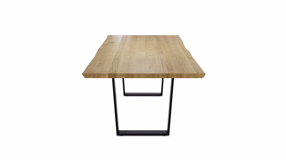 Esstisch - LB ca. 180x90 cm, Wildeiche massiv