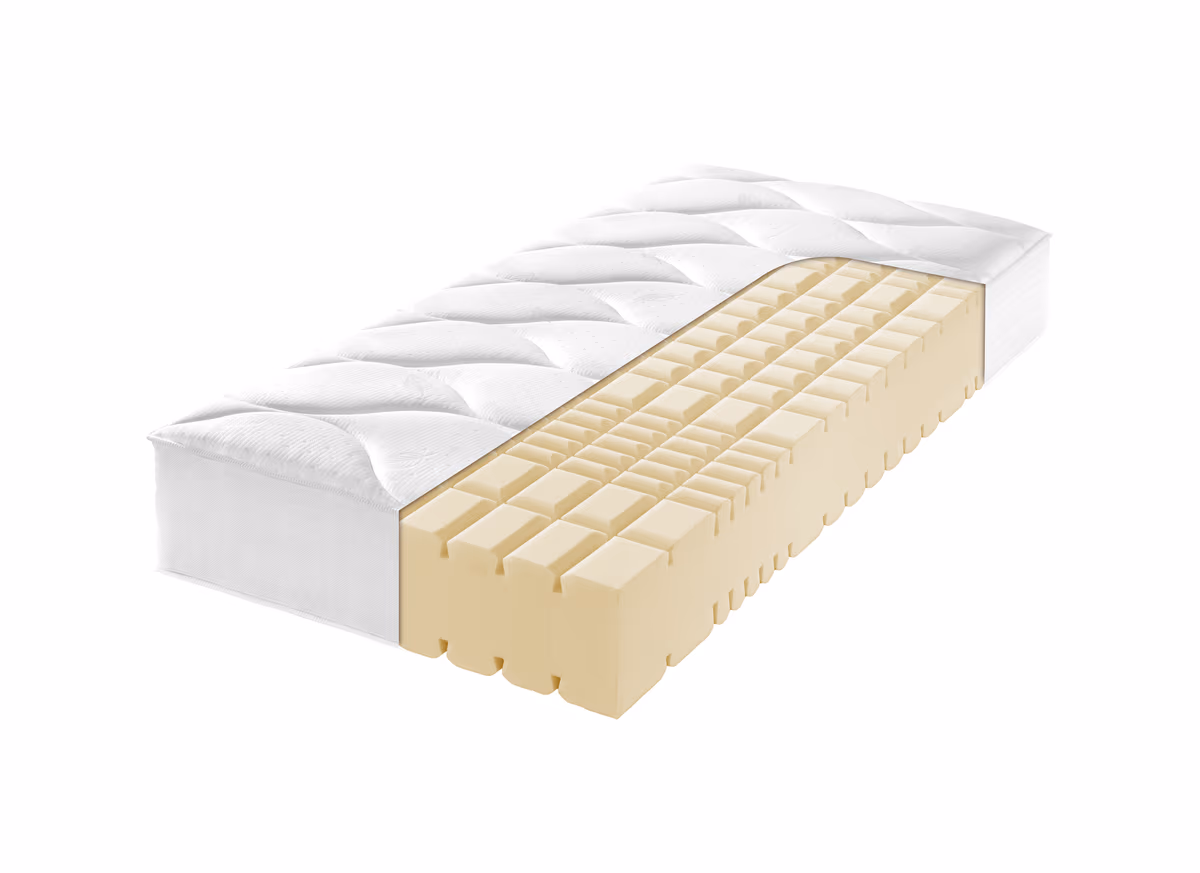 Komfortschaumkern-Matratze EM Komfort-Plus - Liegefläche ca. 90x200 cm