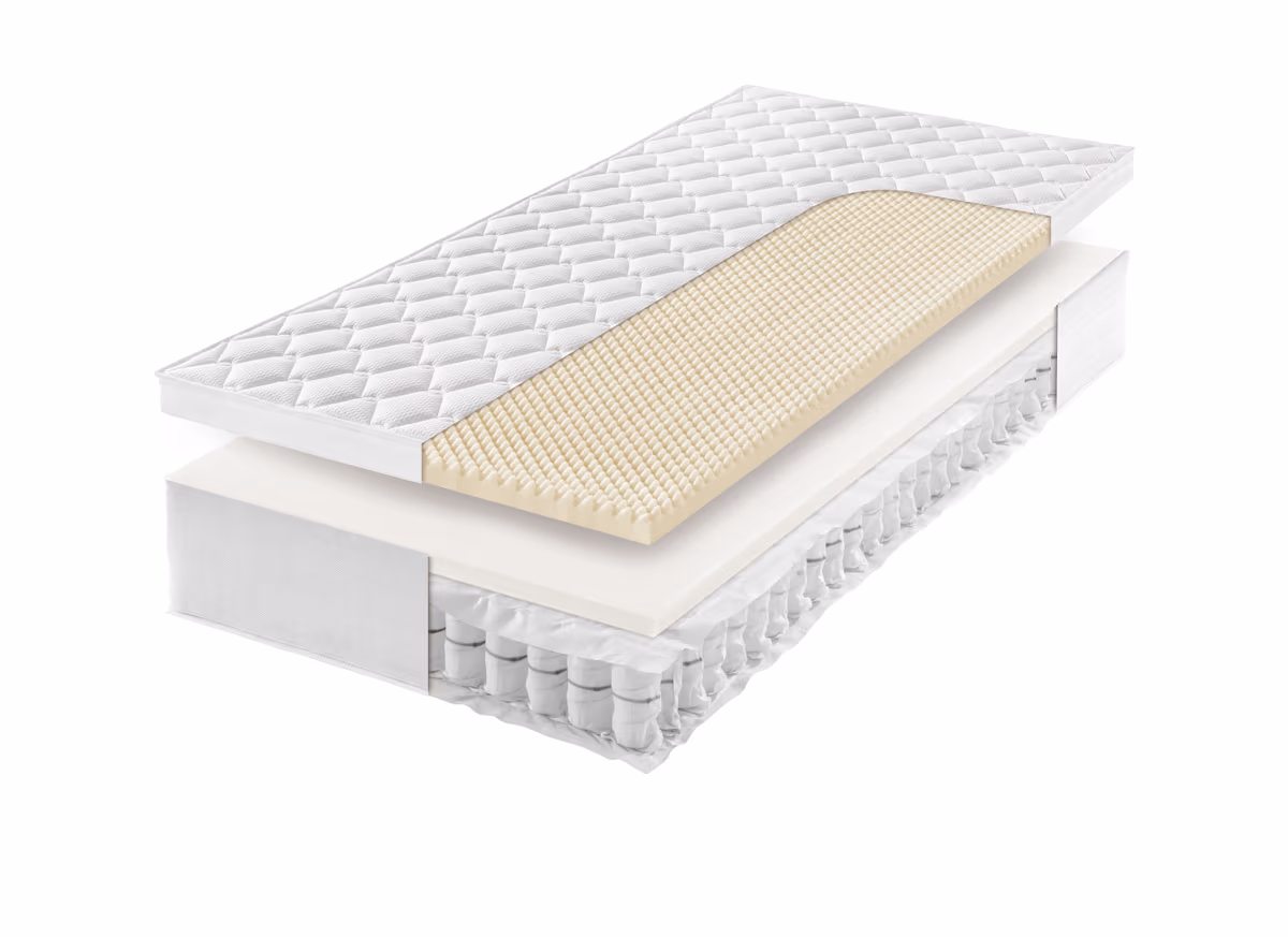 Tonnentaschenfederkern-Matratze EM Super Top T - Liegefläche ca. 90x200 cm