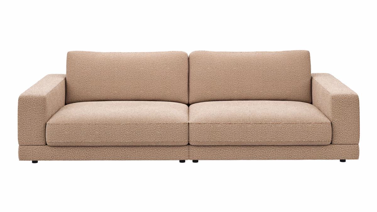 Megasofa Juni Lounge - B ca. 292 cm, Stoff, Rost