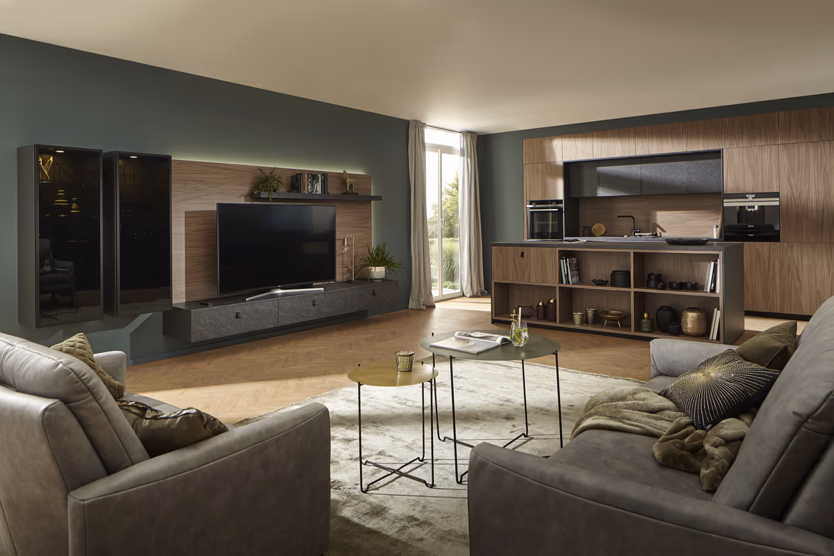 Inselküche 51.180 GL 1 522, Alvaro Schiefer Nachbildung