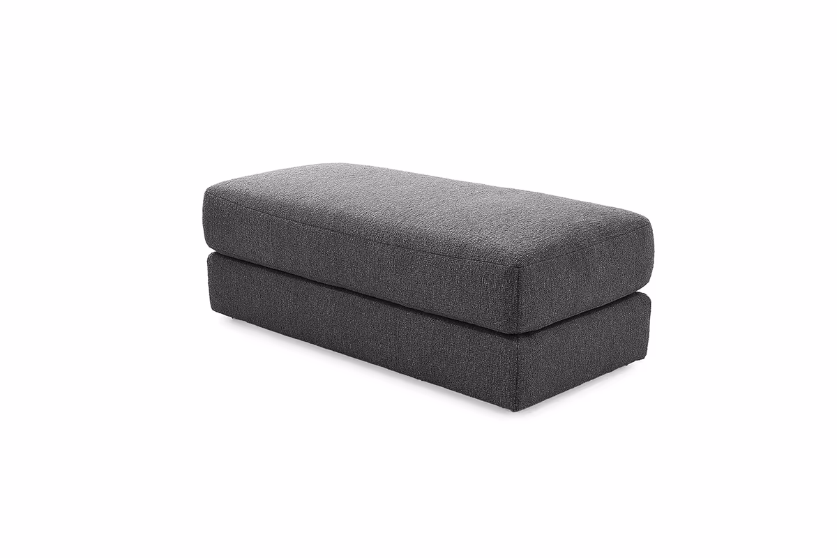 Hocker JOVIN - Stoff, Grau