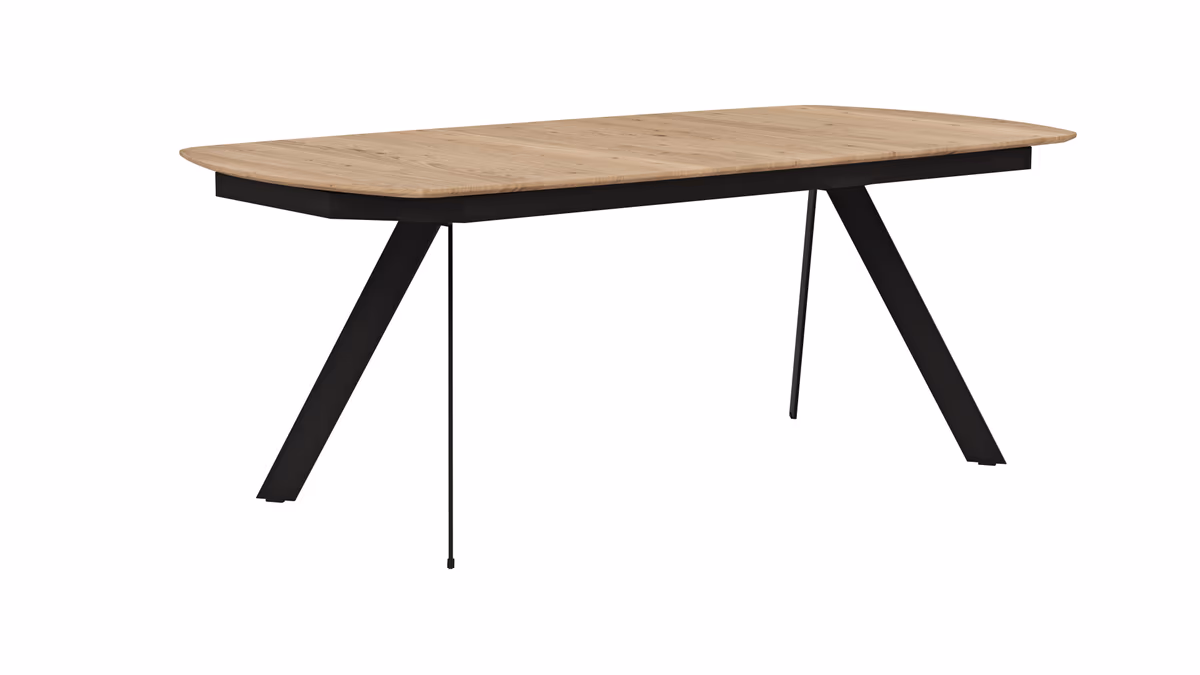 Esstisch Dinner - ausziehbar, LB ca. 200x100 cm, Eiche massiv