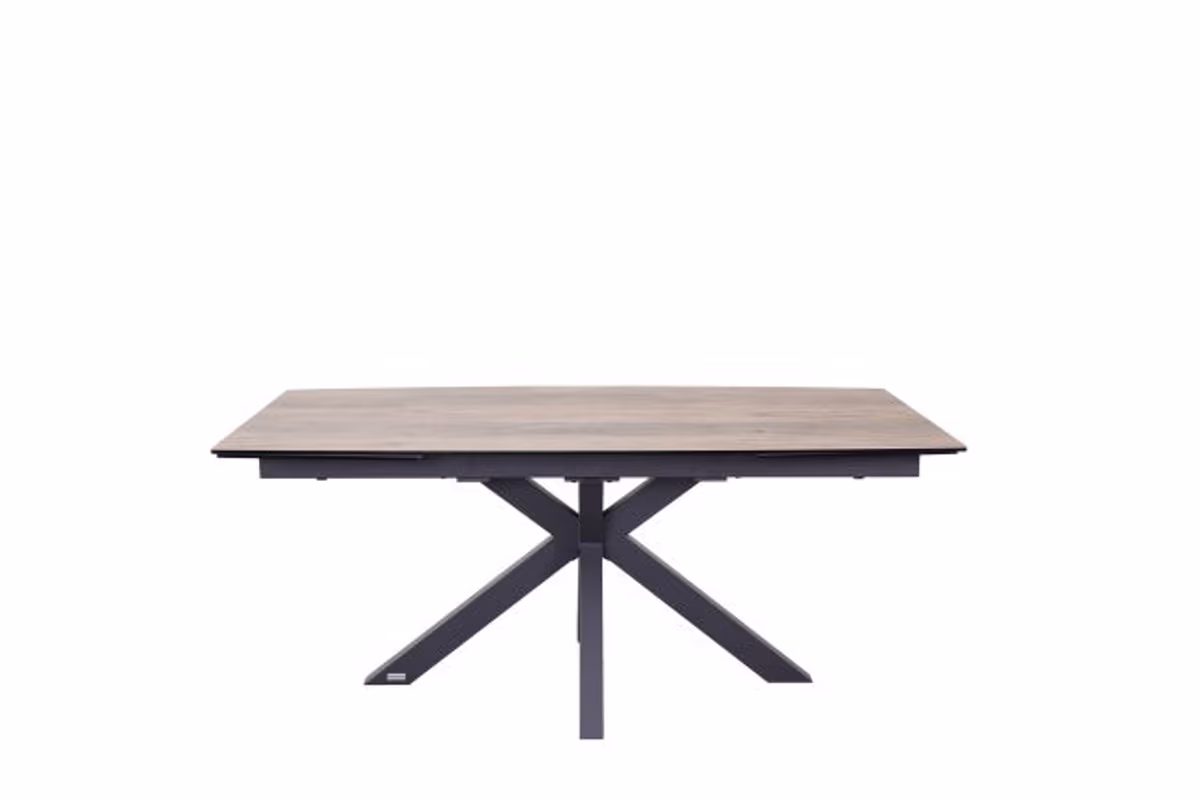 Esstisch MELANIA - ausziehbar, LB ca. 180x95, Keramik, Braun