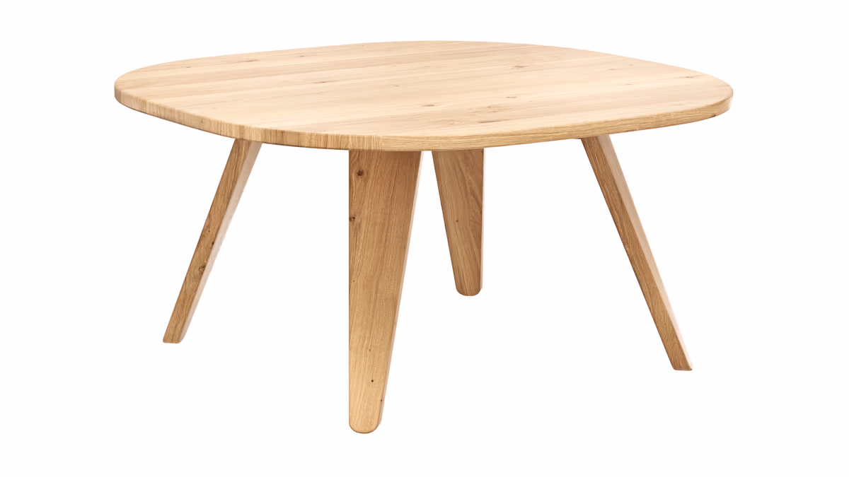 Couchtisch Signe - BHL ca. 80x38x80 cm, Asteiche massiv, Geölt