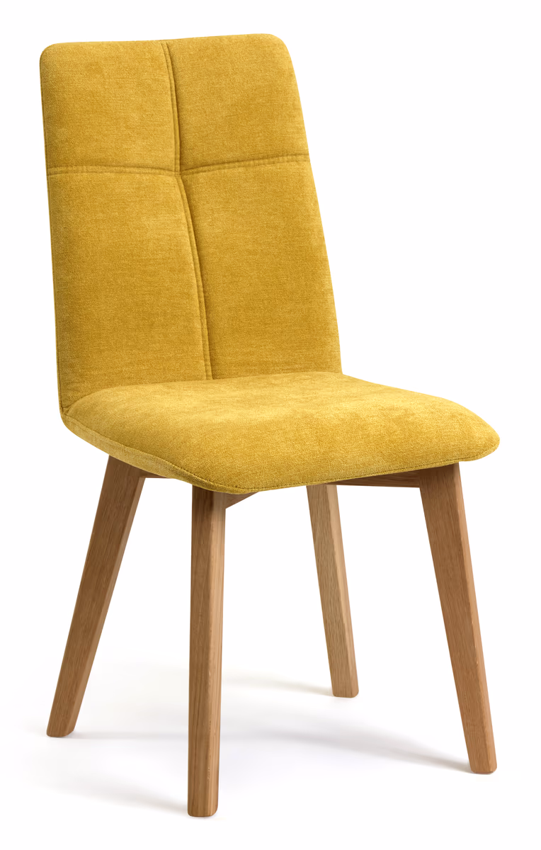 Stuhl - Stoff, Senf