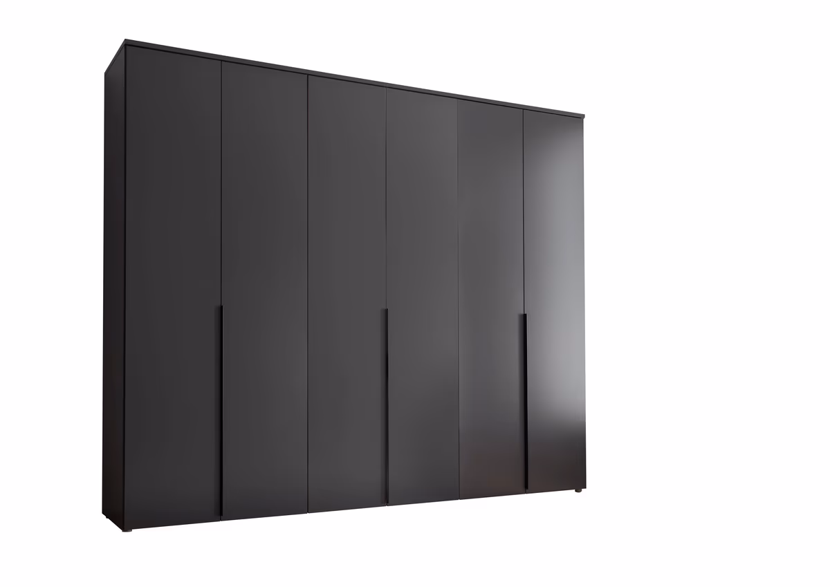Drehtürenschrank- B ca. 270 cm, Graphit