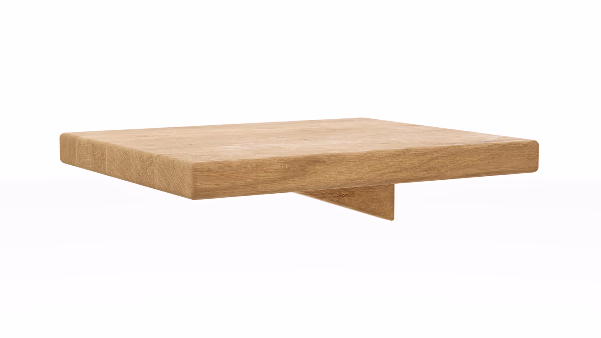 Nachttisch 1660 - Wildeiche massiv, natur geölt