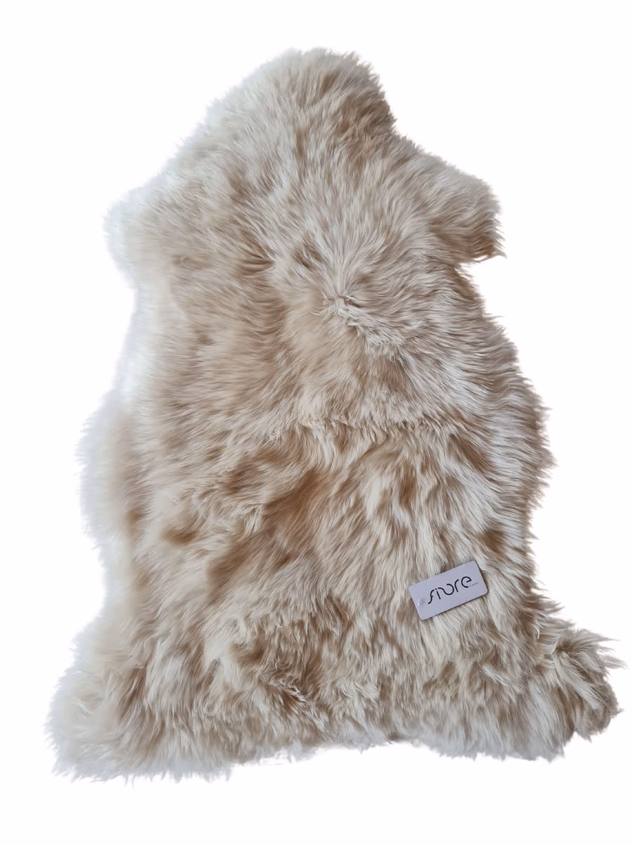 Natur-Schaffell - LB ca. 95x60 cm, Bisque