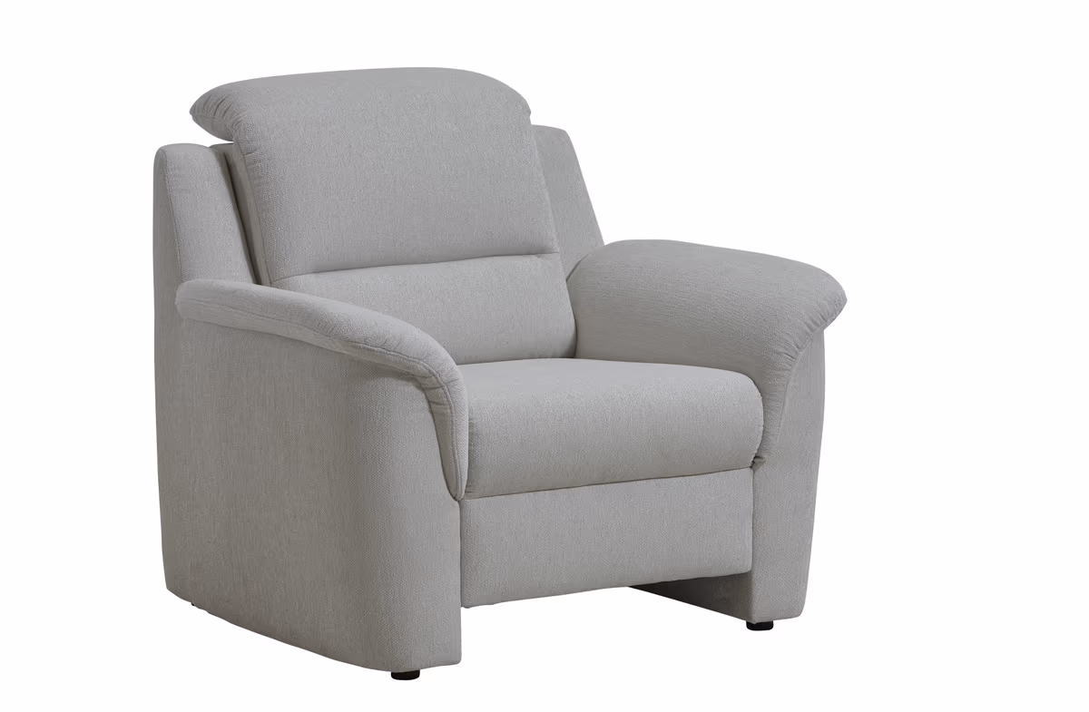 Sessel Cornella Plus - Stoff, Creme