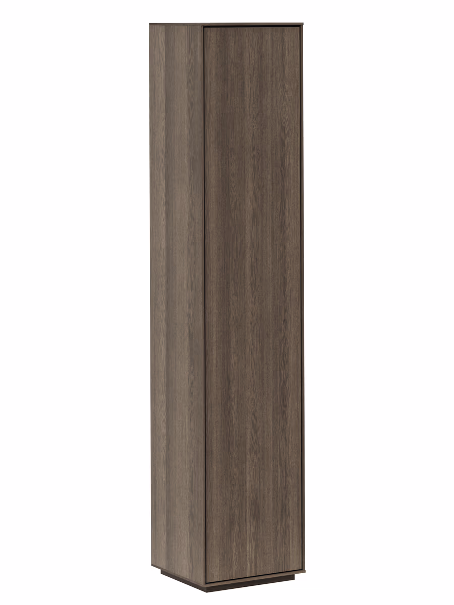 Vitrine Saratoga - rechts, Buche massiv, silbergrau geölt