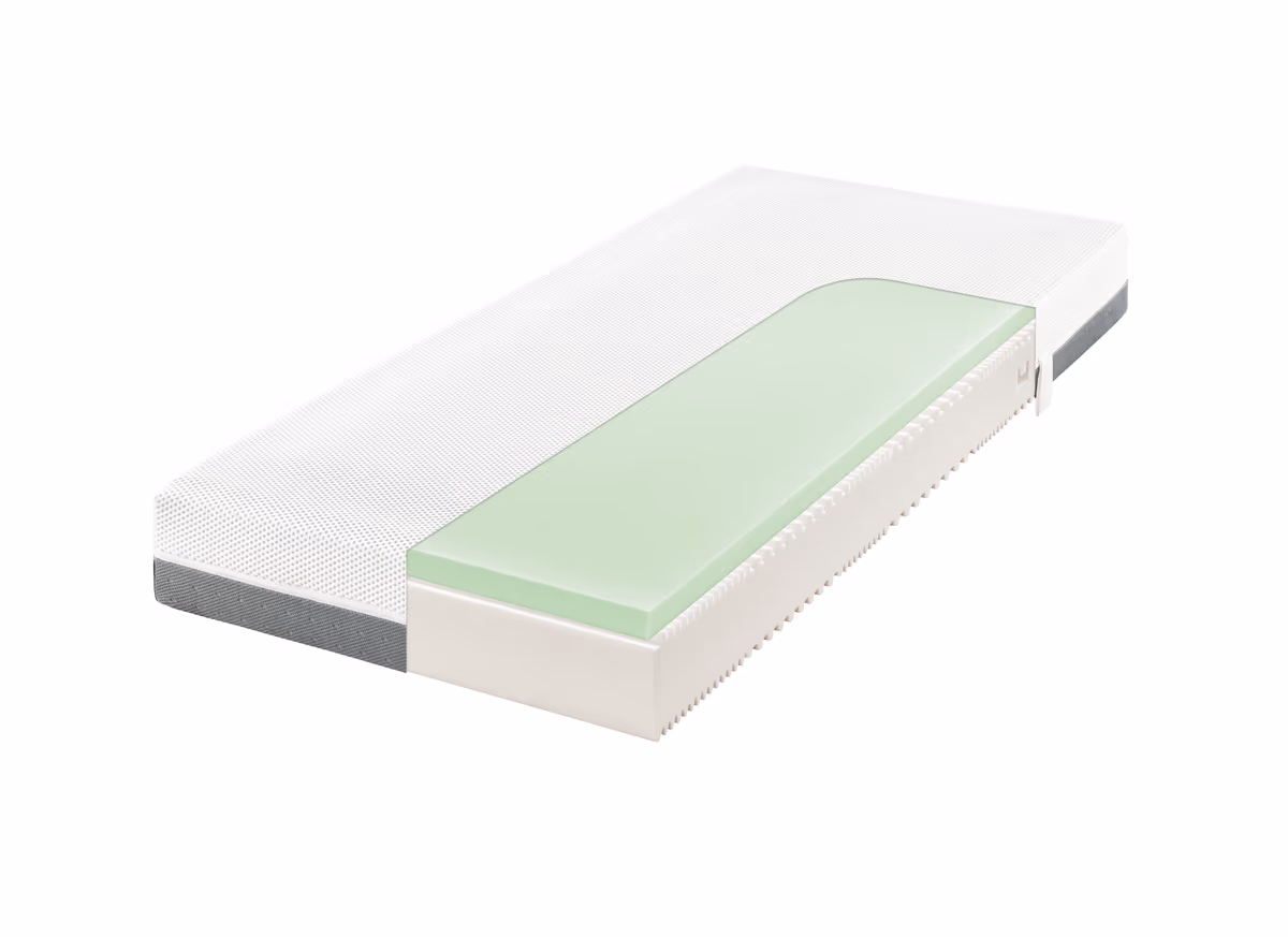 Komfortschaumkern-Matratze - Liegefläche ca. 90x200 cm, Medium