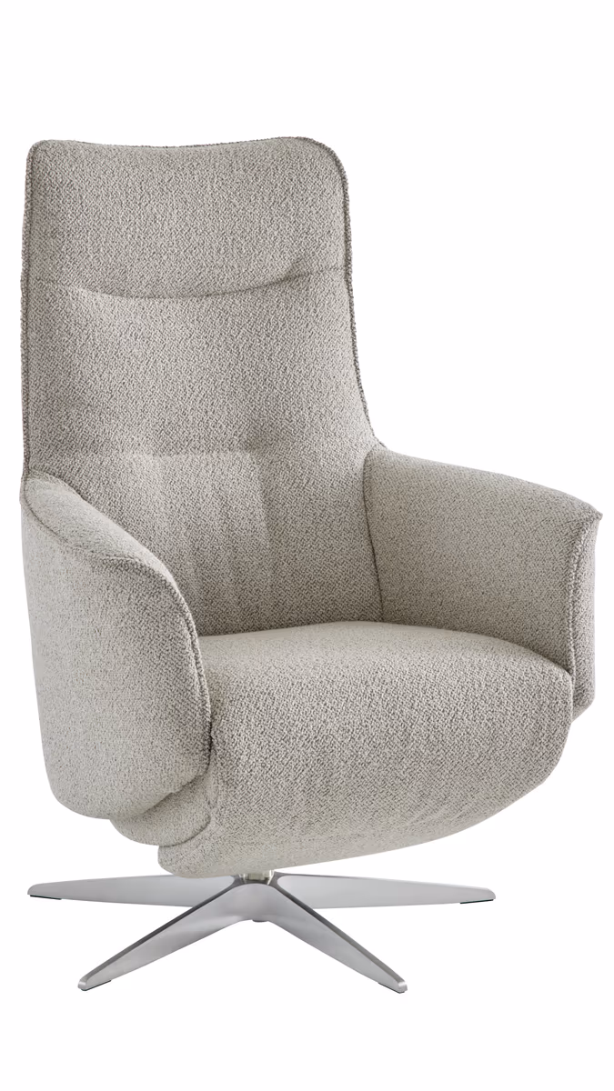 Relaxsessel Riposo - inkl. motorischer Relaxfunktion, Stoff, Graubeige