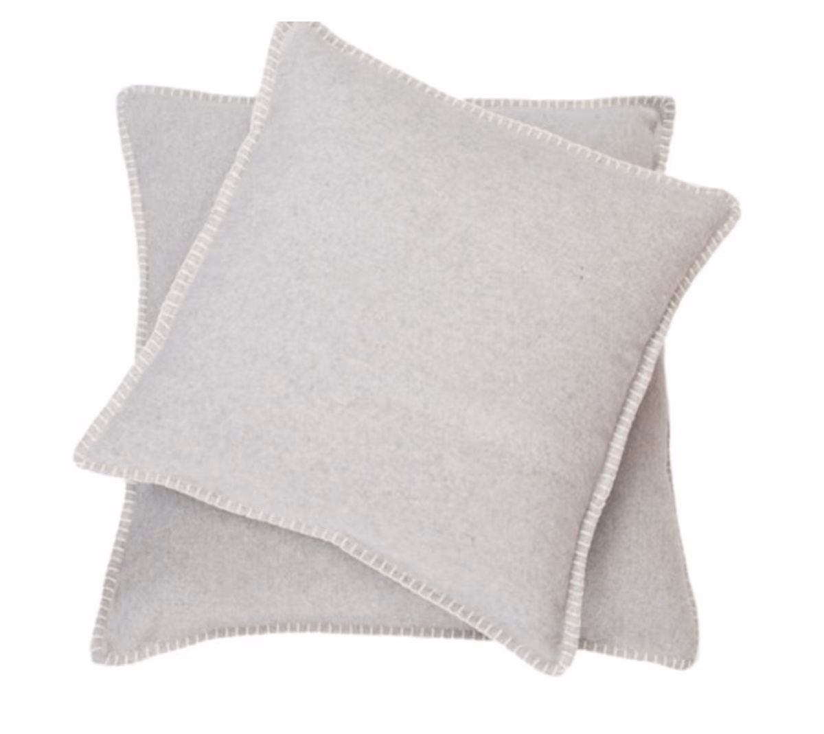 Deko-Kissen - LB ca. 40x40 cm, Hellgrau
