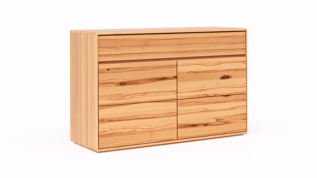 Sideboard Hillsboro - Buche/Kernbuche natur, geölt